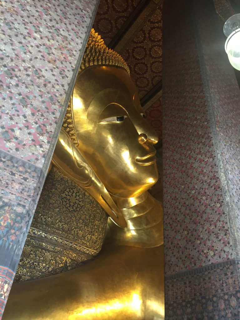 Buddha at Wat Pho; 72 Hours in Bangkok