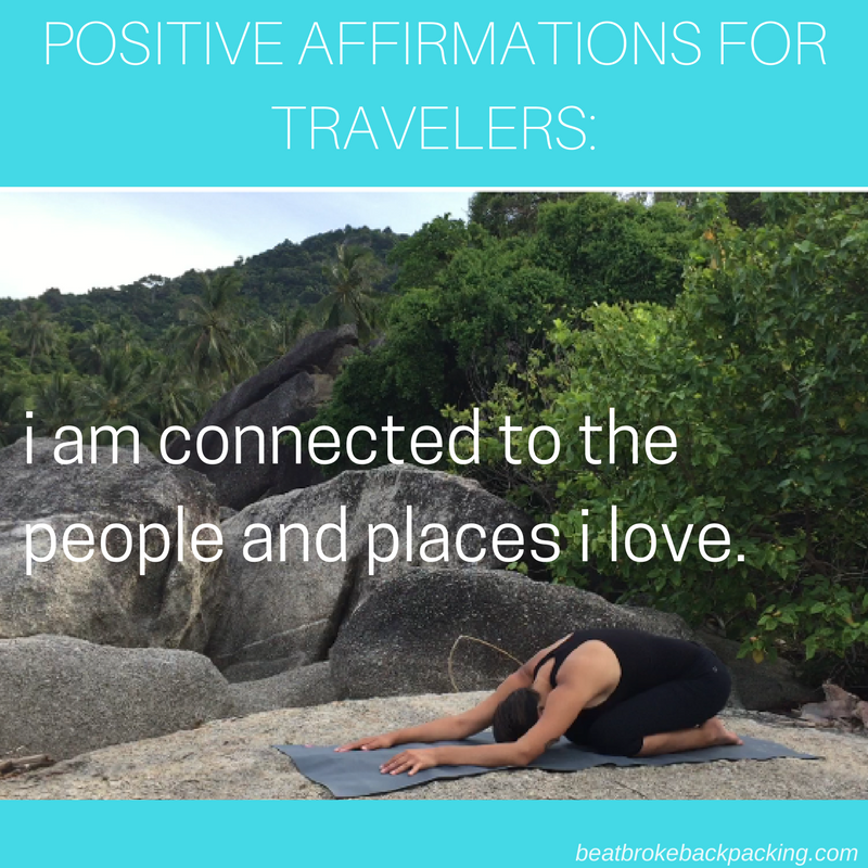 positive affirmations for travelers