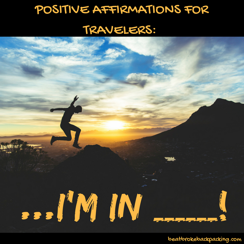 positive affirmations for travelers