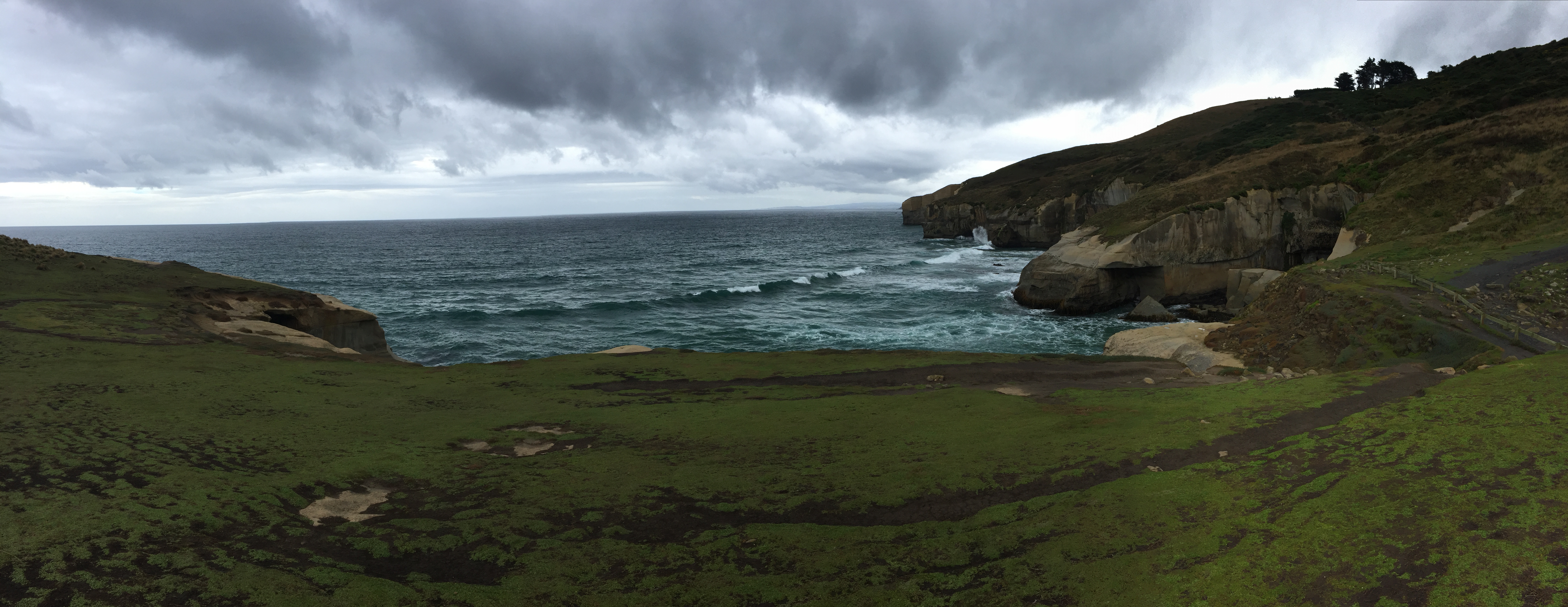 tunnel beach, south island new zealand