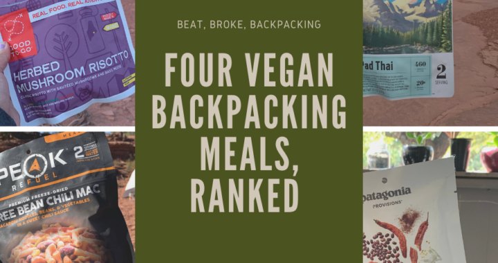 Top Four Vegan Backpacking Meals, Ranked
