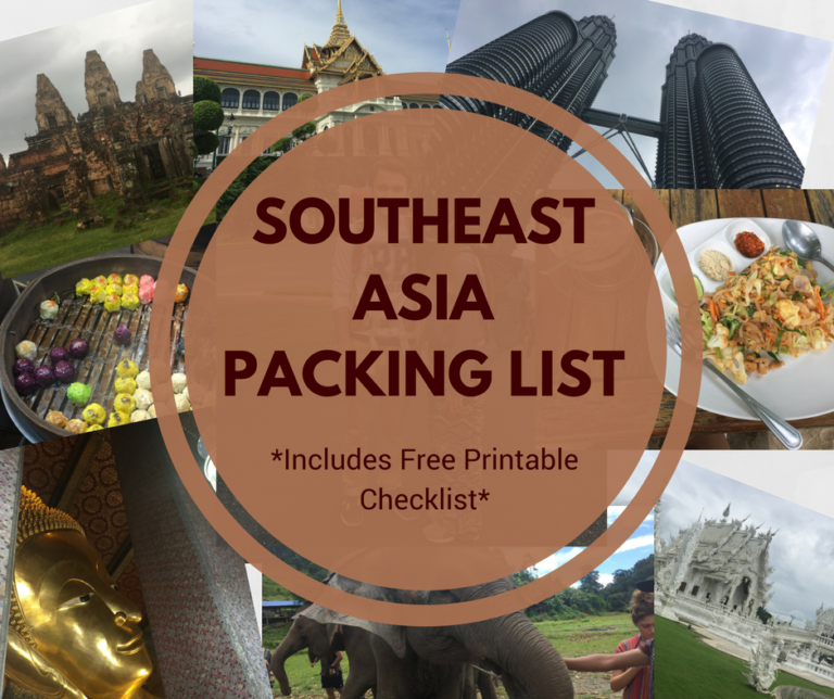 The Beat, Broke, Backpacking Southeast Asia Packing List! - With Free Checklist 2 768x644